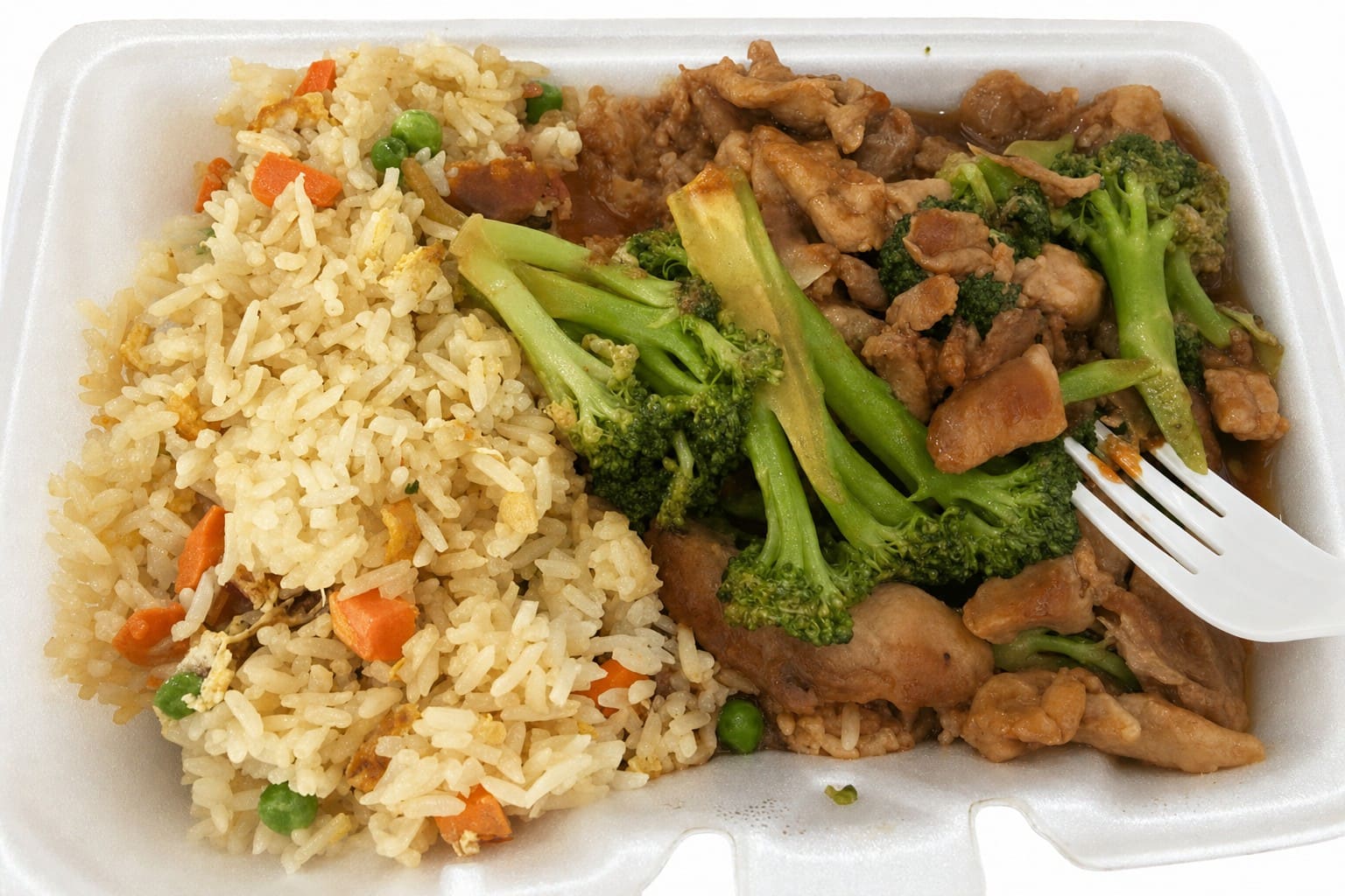 Any 1 Entrée with Rice — Flaming Bowls Omaha